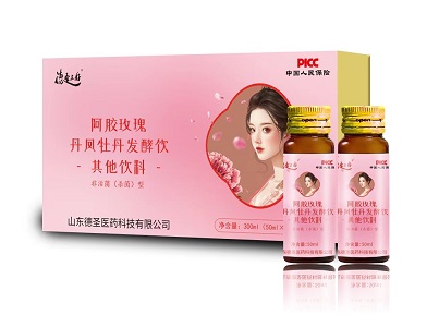 阿胶玫瑰丹凤牡丹发酵饮