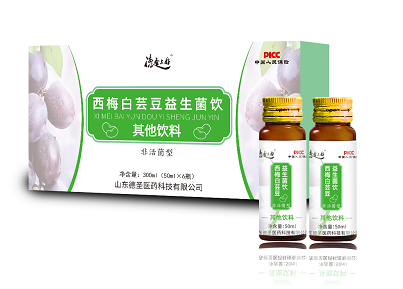 西梅白芸豆益生菌发酵饮